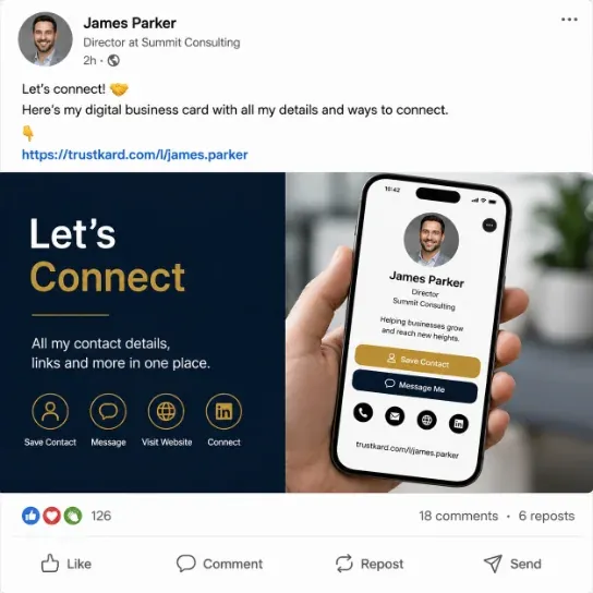 Social Media Bio Link